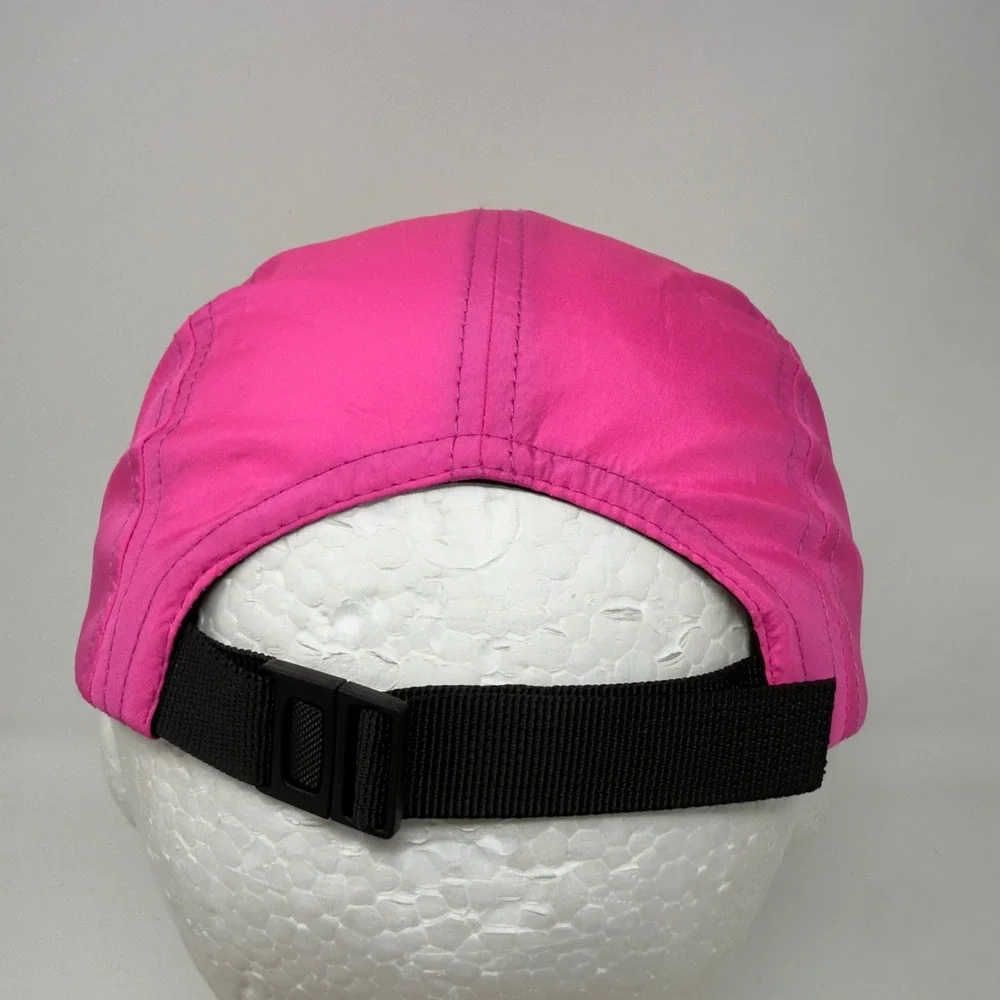 Neon Colorblock 5 Panel Camper Hat Pink Yellow Green Adjustable Retro 90s‎ Cap